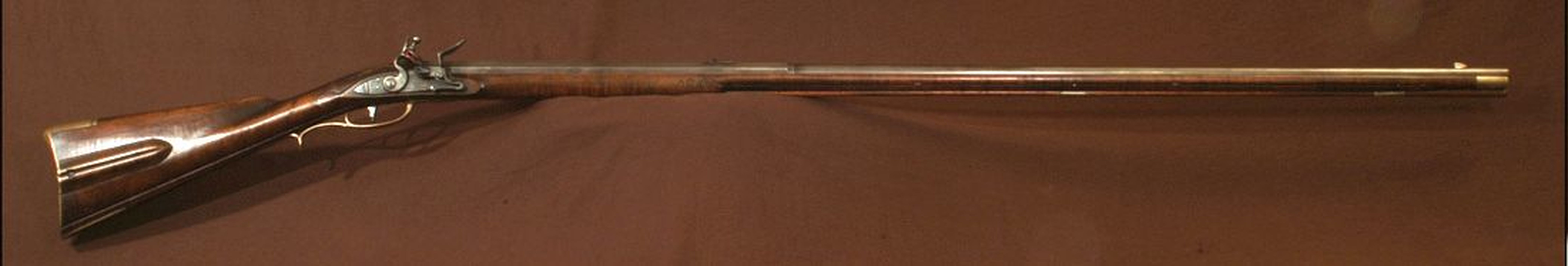 Beck flintlock rifle profile