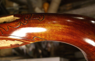Madder violin varnish Lehigh flintlock pistol