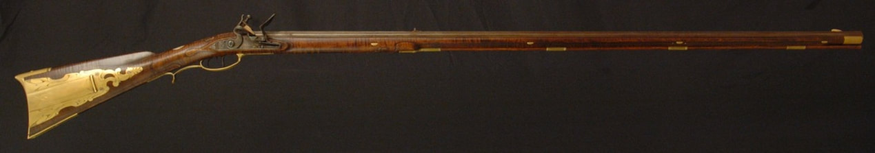 Schreyer flintlock rifle full profile
