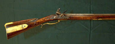 Early Colonial Flintlock Rifle